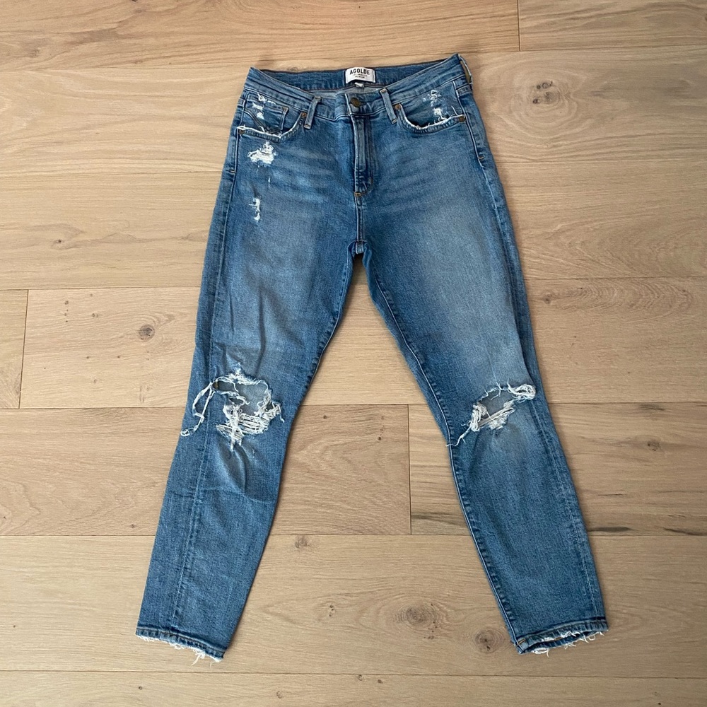 AGOLDE Skinny Mid Rise Jean